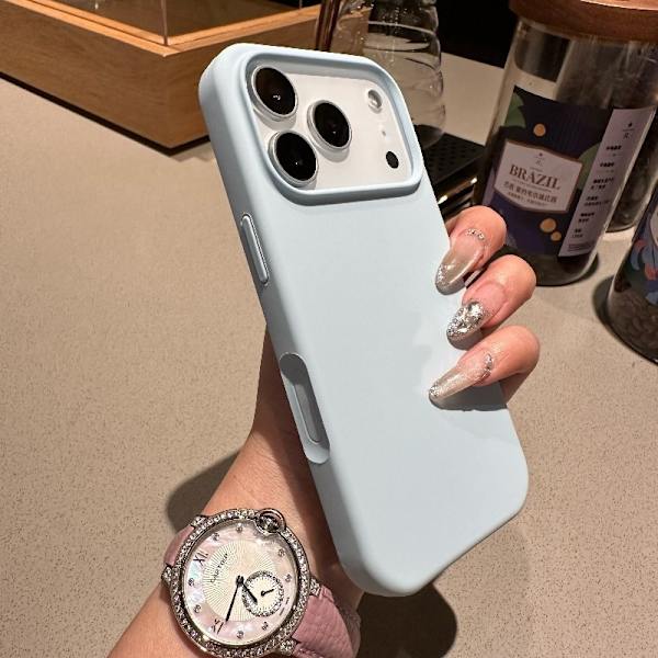 Etui til iPhone 13 Pro Flydende Silikone Himmelblå Noz9988