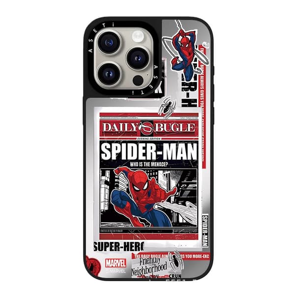 Etui til iPhone 13 Pro Max Magnetisk Sølv Sort Noz18512