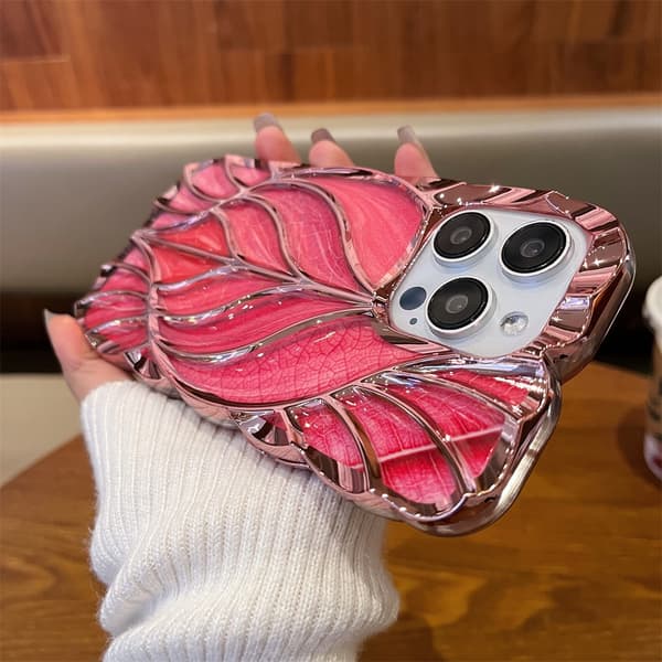 Etui til iPhone 15 Pro Elektrobelagt Rosa Noz4846