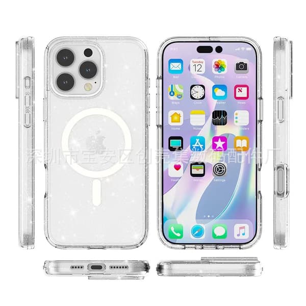 Etui til iPhone 17 Pro Magnetisk Hvit Noz2958
