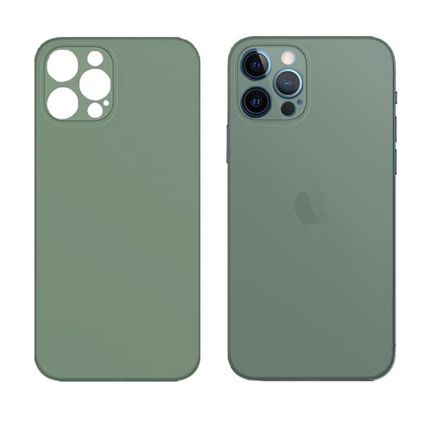 Fodral till iPhone 13 Pro Frostat Silikon Slimmad Profil Mörkgrön