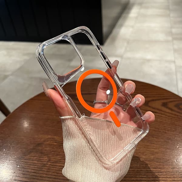 Etui til iPhone 17 Pro Magnetisk Oransje Noz3893