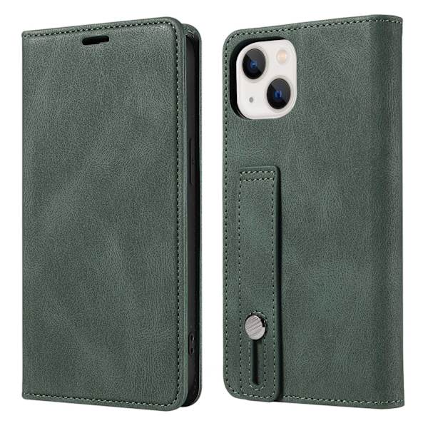 Fodral för iPhone 16 Pro max Lädertextur Grön Noz3582