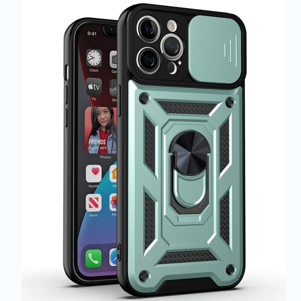 Kotelo iPhone 16 Stand Green Noz12402