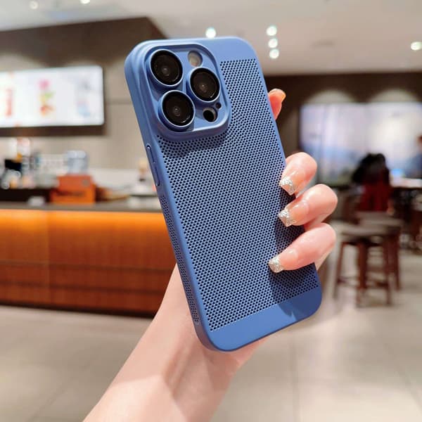 Etui til iPhone 15 Pro Ventileret Lavendel Lilla