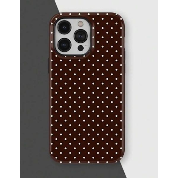 Fodral till iPhone 14 Pro Polka Dot Double Layer Design Noz2762