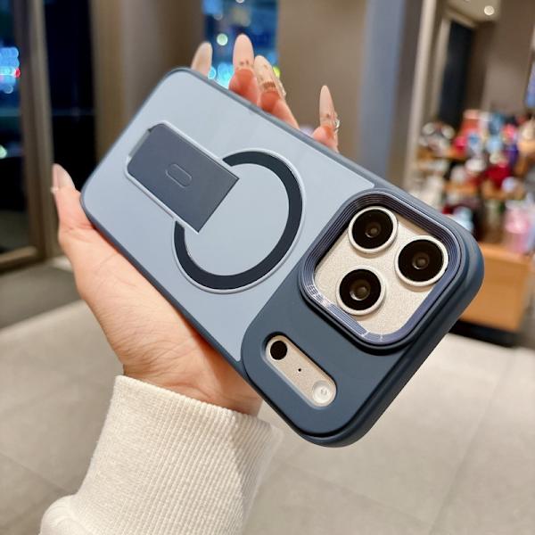 Deksler til iPhone 14/13 Magnetisk Stativ Mørkeblå