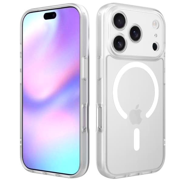 Fodral för iPhone 14 Plus/15 Plus Skin Feel Magnetisk Linsdetalj Klar