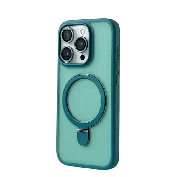 Deksler til iPhone 14 Pro Max Matt Magnetisk Stativ Grønn Noz22219