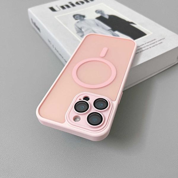Etui til iPhone 14 Pro Max Magnetisk Ørkenguld Pink