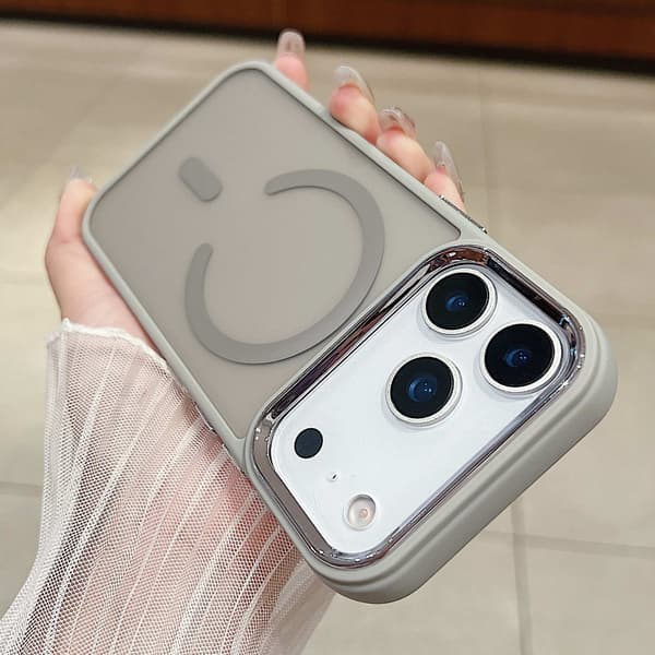 Kotelo iPhone 14 Magnetic Gray Noz17056