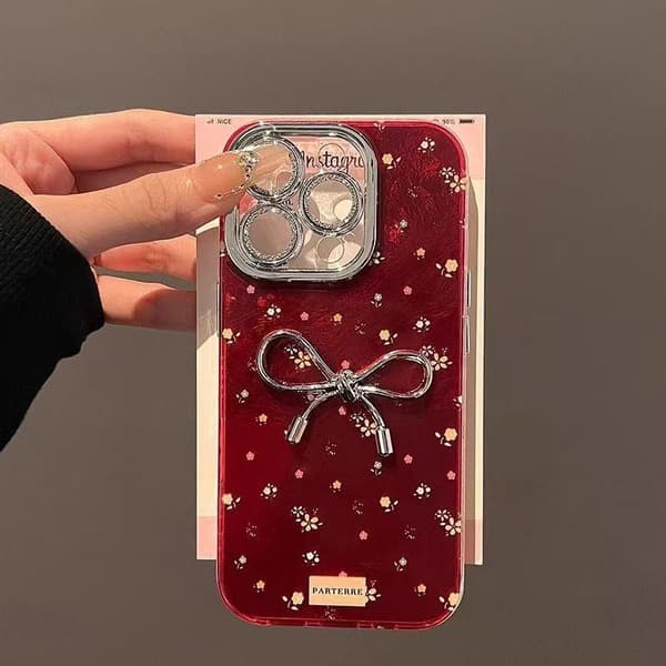 Etui til iPhone 14 Pro Lite Blomster Tredimensjonalt Design