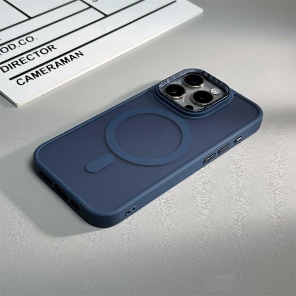 Etui til iPhone 15 Plus Frosted Diamond Accent Magnetisk Design Noz5606