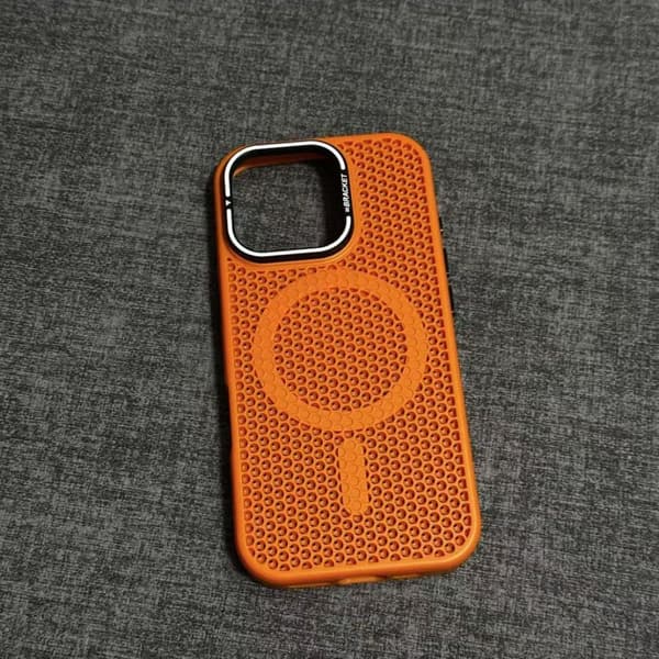 Fodral för iPhone 16 Frostat Magnetiskt Stativ Linsdetalj Ventilerad Design Noz1802