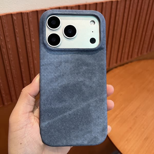 Etui til iPhone 16 Plus Magnetisk Lædertekstur Mørkeblå