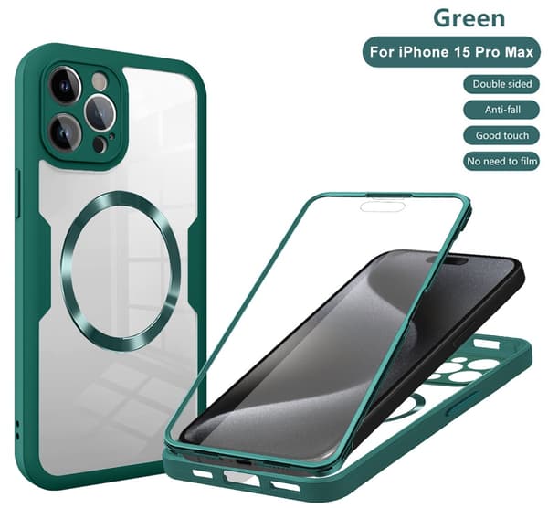Etui til iPhone 14 Pro Magnetisk Grønn Noz3764