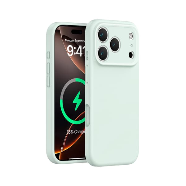 Fodral till iPhone 17 Air Flytande Silikon Magnetisk Silikon Grön Noz3155