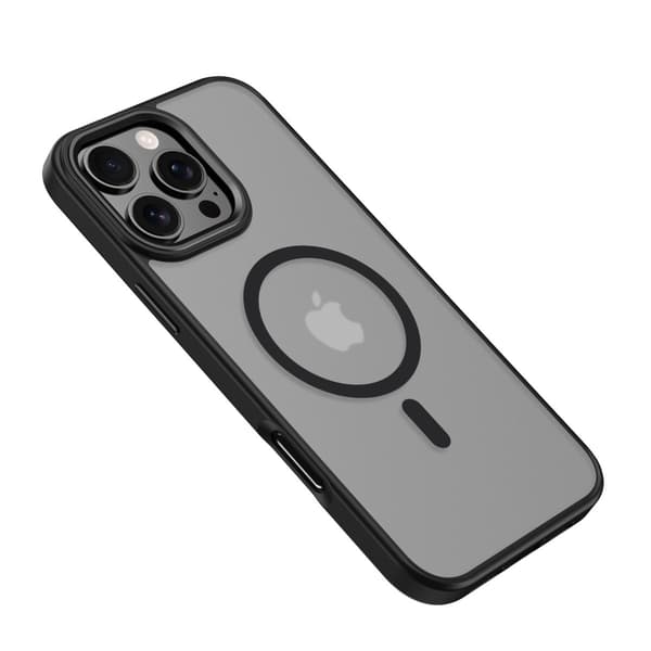 Etui til iPhone 16 Plus Matt Anti-fingeravtrykk Svart Noz16223
