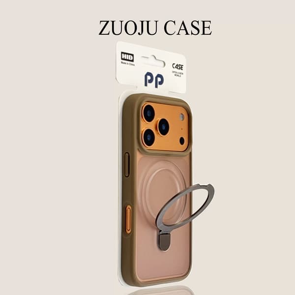 Fodral för iPhone 13 Pro Frostat Magnetiskt Stativ Linsdetalj Noz5860