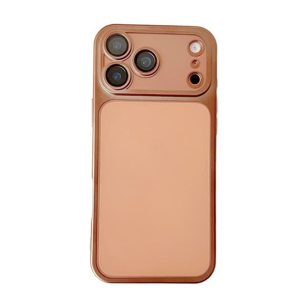 Kotelo iPhone 14 E Matte Lens Detail Gold Clear