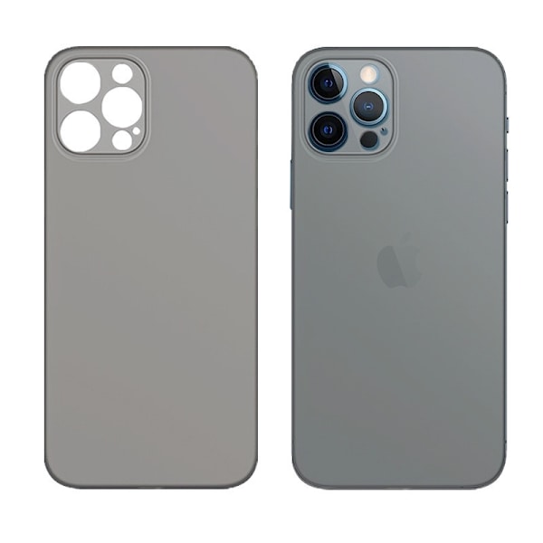 Etui til iPhone 14 Pro Max Frostet Silikon Slank Profil Grå