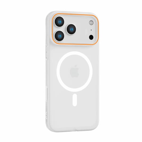 Kotelo iPhone 15 Plus Frosted Magnetic White Noz13826