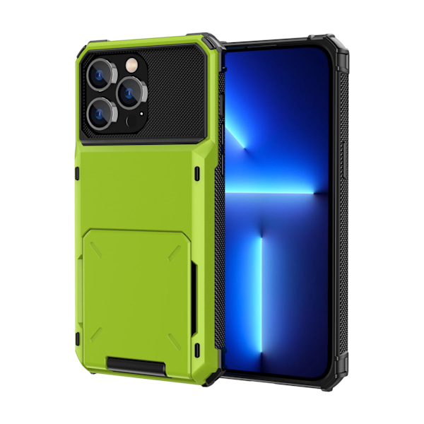 Etui til iPhone 15 Plus Kortplads Grøn Noz13792