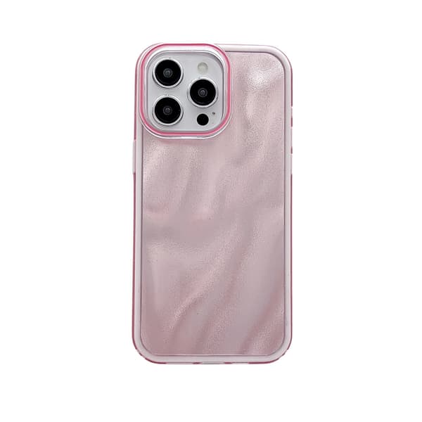 Etui til iPhone 13 Pro Liquid Sand Wave Texture Rosa
