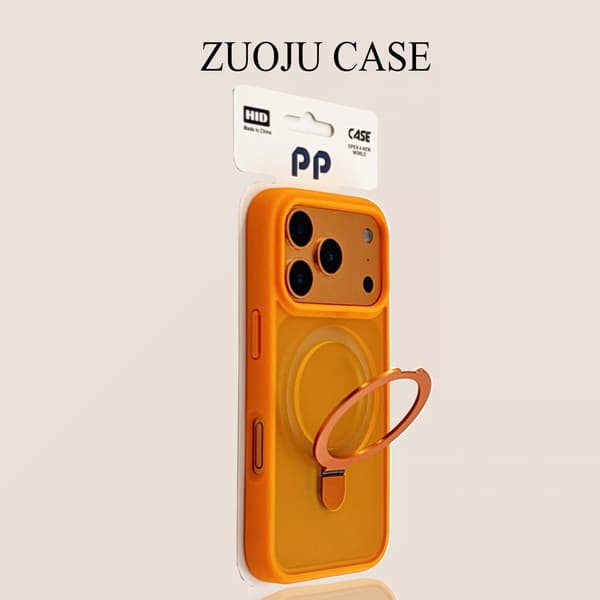 Fodral för iPhone 14 Pro Frostat Magnetiskt Stativ Linsdetalj Noz5894