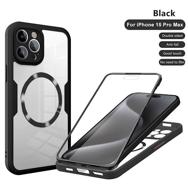 Etui til iPhone 17 Magnetisk Sort Noz3712