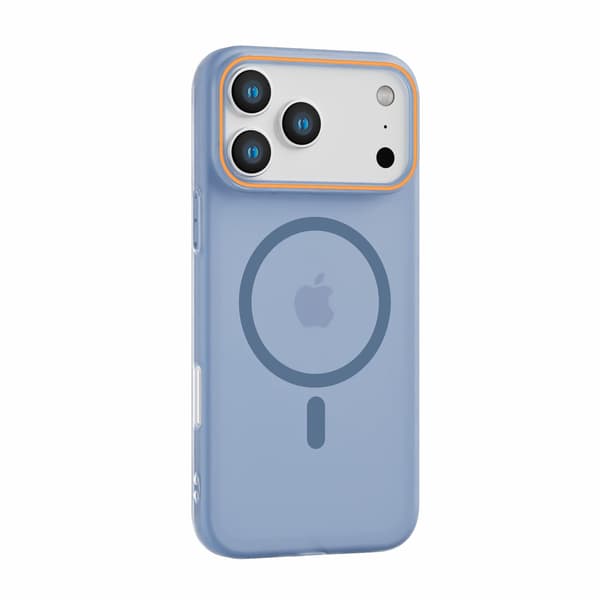 Fodral till iPhone 16 Frosted Magnetic Blue Noz13916