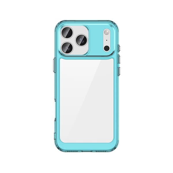 Kotelo iPhone 17 Pro Colorful Clear Blue -puhelimelle