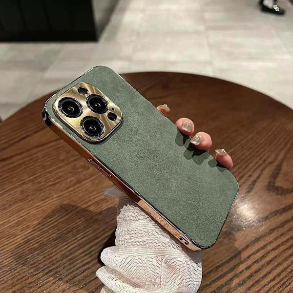 Etui til iPhone 13 E Lens Detail Grønn