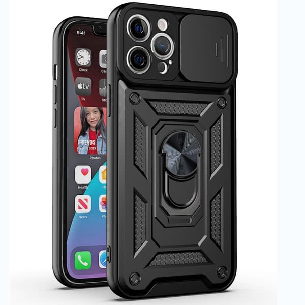 Etui til iPhone 16 Pro Max Stand Sort Noz12320