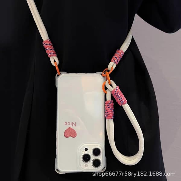 Etui til iPhone 16 Pro Max Snor Gennemsigtig