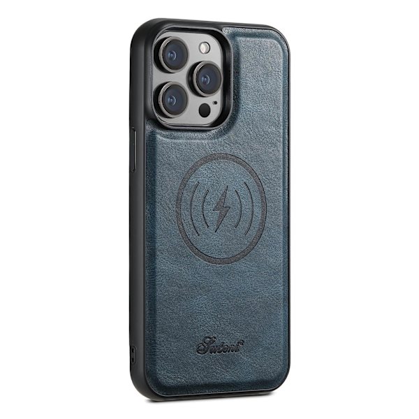 Etui til iPhone 16 Pro Magnetisk Stand Blå Noz12096