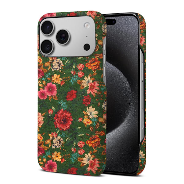 Etui til iPhone 17 Suitable Flower Original Green