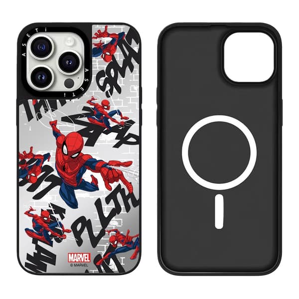 Kotelo iPhone 14 Pro Max Magnetic Silver Black Noz18459
