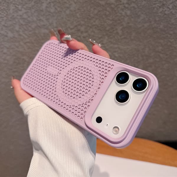 Etui til iPhone 15 Plus Magnetisk Ventilert Lilla Noz11634
