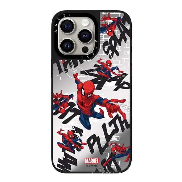 Etui til iPhone 16 Pro Max Magnetisk Sølv Sort Noz18434