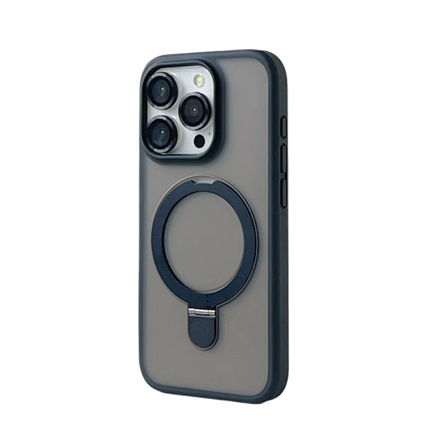 Etui til iPhone 14 Pro Mat Magnetisk Stativ Sort Noz22143