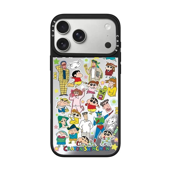 Kotelo iPhone 17 Pro Magnetic Silver Black Noz1079