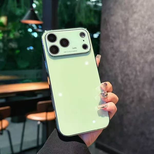 Kotelo iPhone 17 Mirror Electroplated Cyan