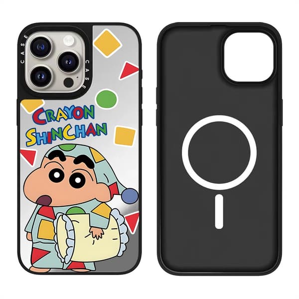 Etui til iPhone 13 Magnetisk Sølv Sort Noz1253