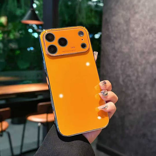 Etui til iPhone 17 Pro Max Speil Galvanisert Oransje