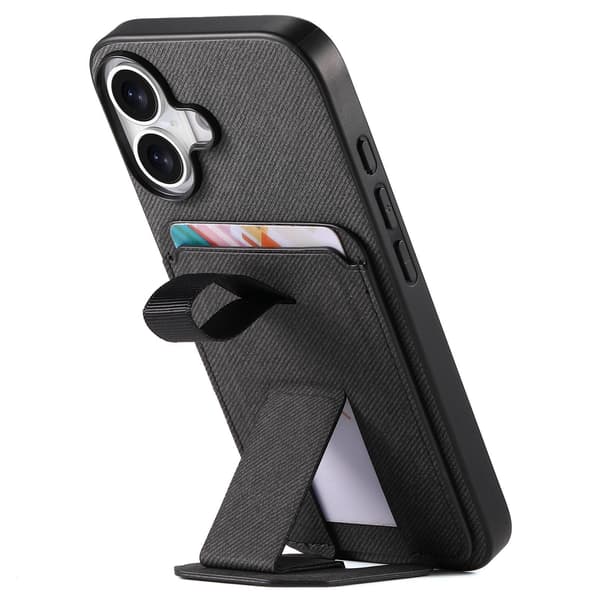 Kotelo iPhone 17 Pro Stand Musta Noz5921