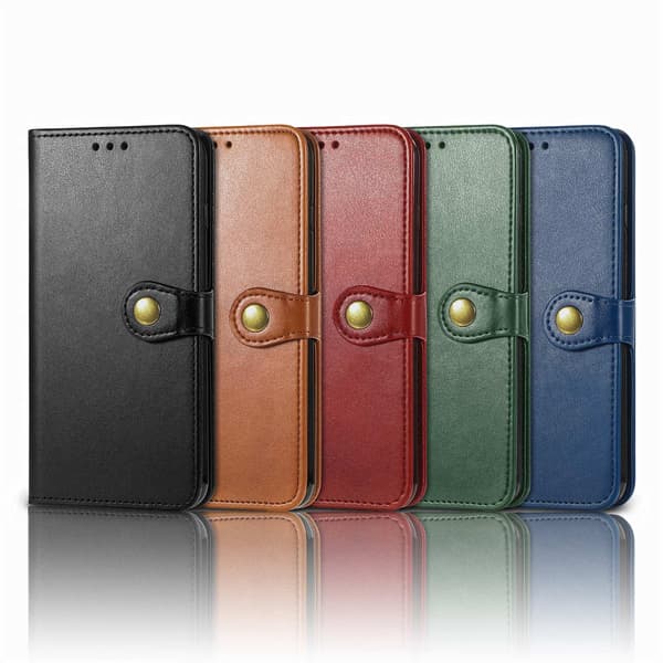 Kotelo iPhone 13 Pro -korttipaikalle, nahkatekstuuri Noz22479