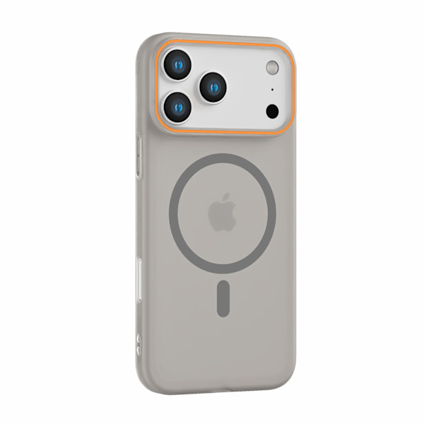 Etui til iPhone 16 Plus Matt Magnetisk Slank Profil Grå Noz4691
