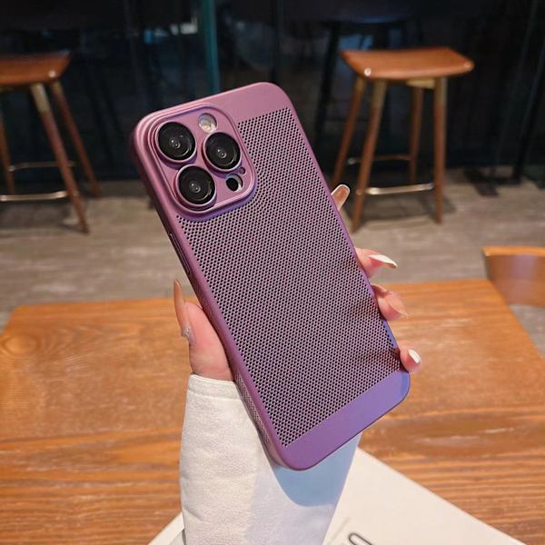 Etui til iPhone 17 Ventileret Blommerød