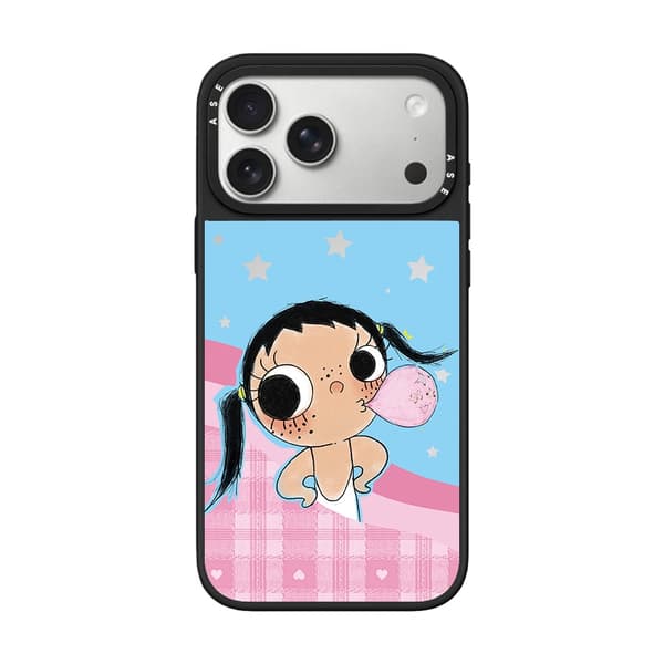 Etui til iPhone 14 Pro Xiaoyu Pige Sød Kreativ Sølv Sort Noz10752